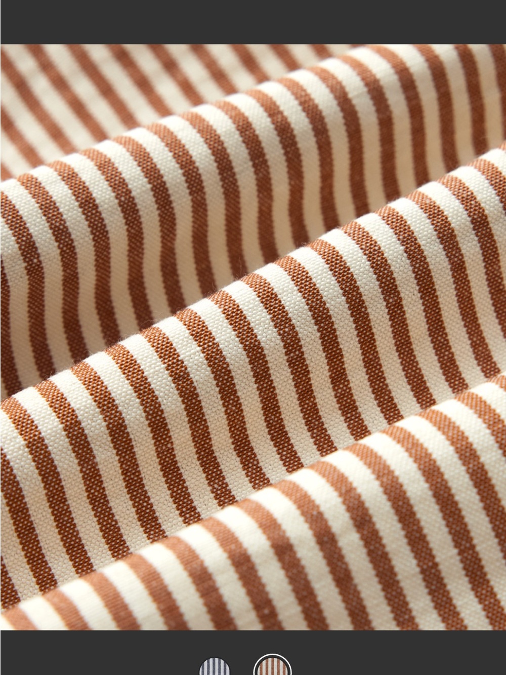 New HALARA High-Waisted Drawstring Striped Linen-Feel - Picture 2 of 14